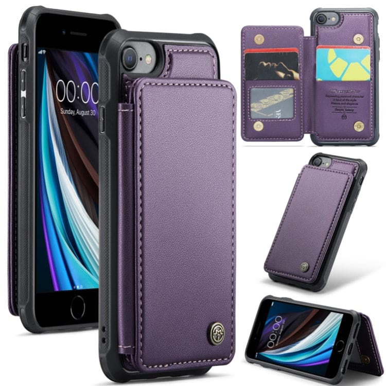 Apple iPhone 6/7/8/SE CaseMe C22 Rear Wallet Cover with Card Slots