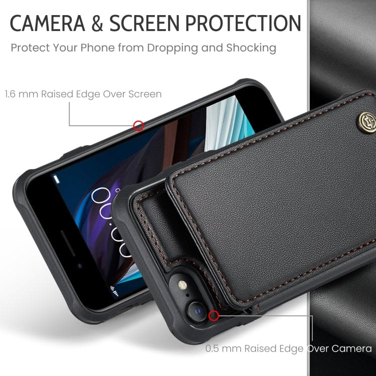 Apple iPhone 6/7/8/SE CaseMe C22 Rear Wallet Cover with Card Slots - Image 3