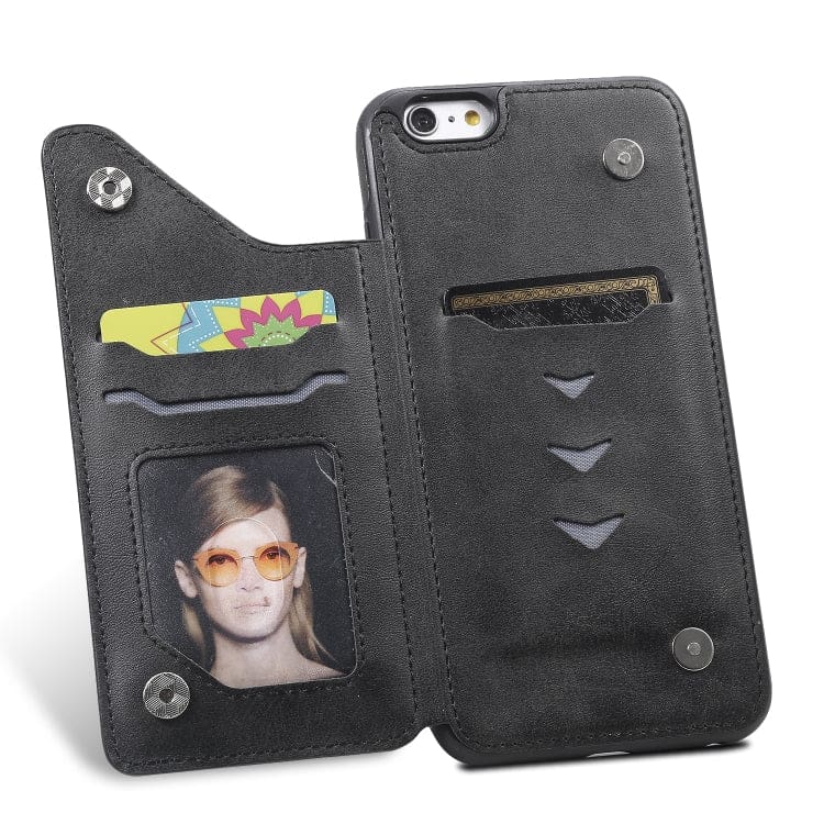 Apple iPhone 6 Plus - Shockproof Protective Case with Rear Wallet, Card Holder - Image 3