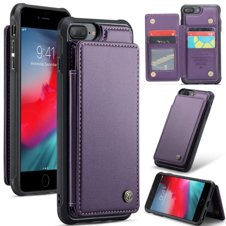 Apple iPhone 7 Plus / 8 Plus CaseMe C22 Rear Wallet Cover with Card Slots