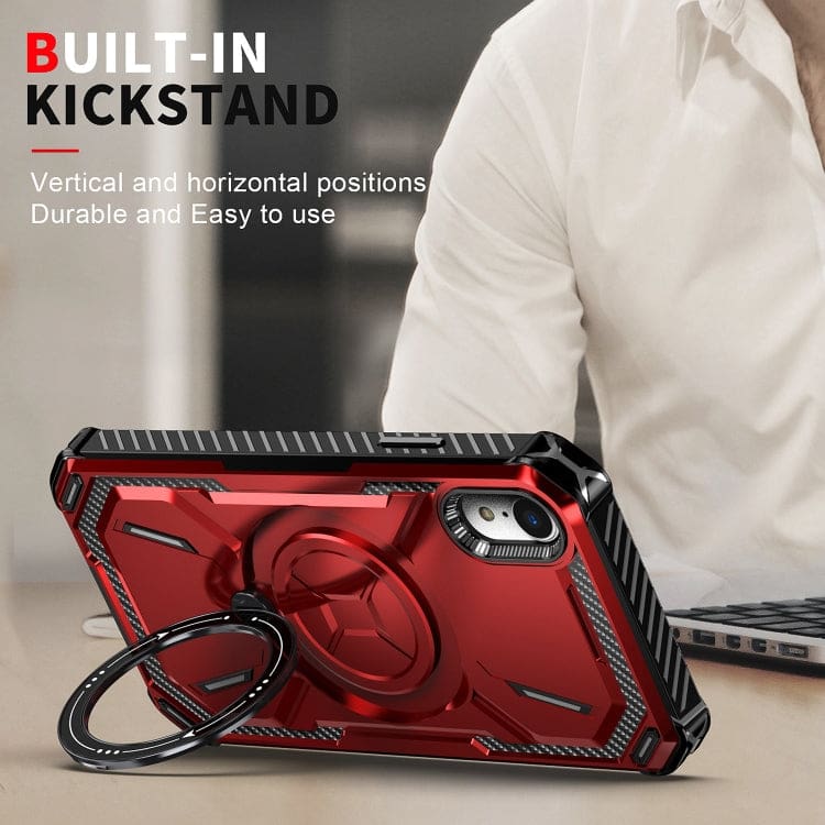 Apple iPhone XR Rugged Magsafe Ring Protective Cover - Image 2