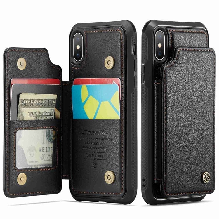 Apple iPhone XS Max CaseMe C22 Rear Wallet Cover with Card Slots - Image 2