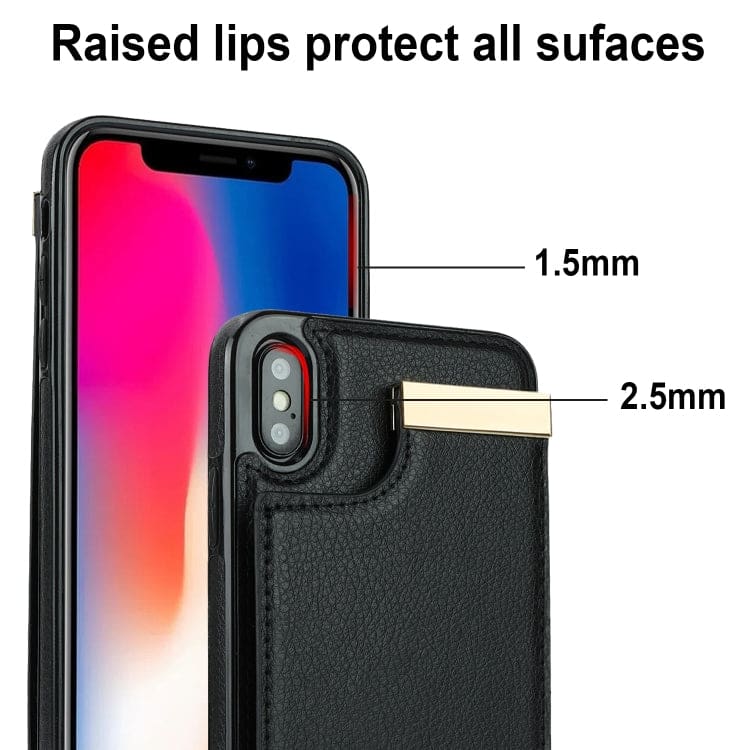 Apple iPhone XS Max Fan Fold Wallet Rear Cover - Image 4