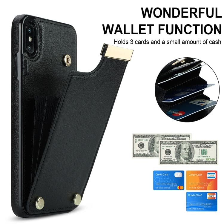 Apple iPhone XS Max Fan Fold Wallet Rear Cover - Image 5