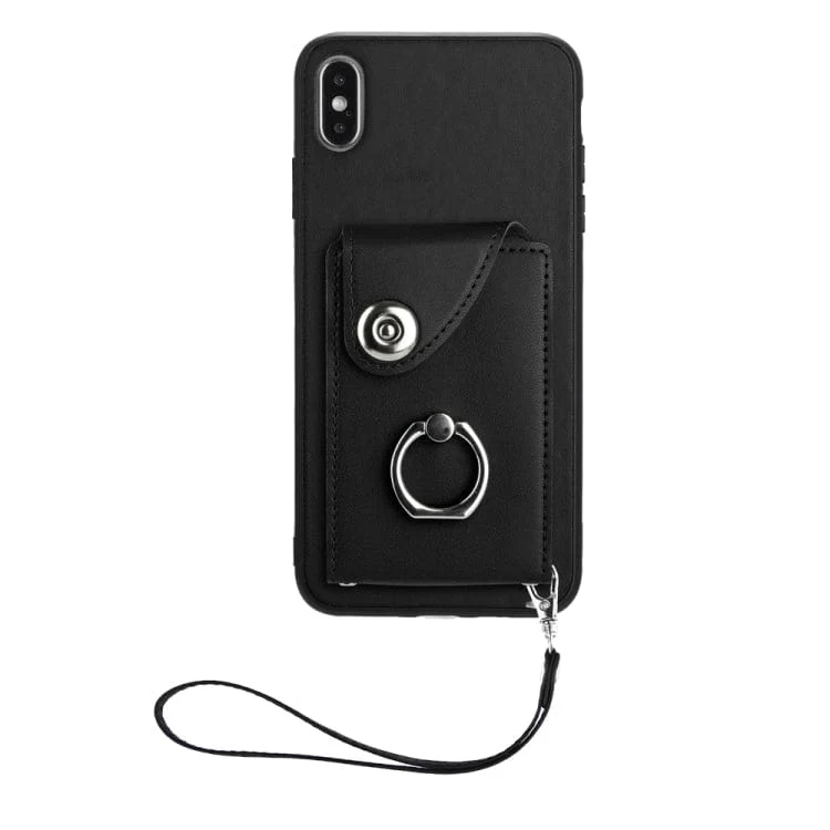 Apple iPhone XS Max Rear Cover with 8 Card Wallet and Ring/Stand - Image 6
