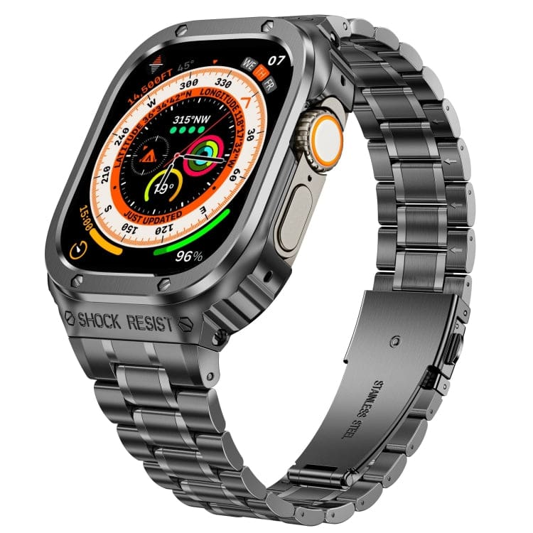Apple Watch Ultra Series 49mm Stainless Steel Full Cover and Strap - Image 10