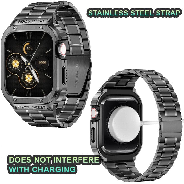 Apple Watch Ultra Series 49mm Stainless Steel Full Cover and Strap - Image 6