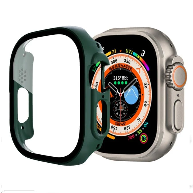 Apple Watch Ultra / Ultra 2 49mm Cover with Tempered Glass Screen Protector