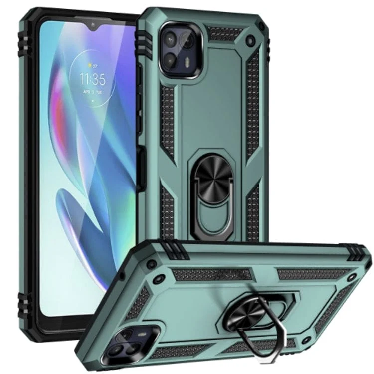 Motorola Moto G50 5G Armor Rugged Case with Metal Ring/Stand - Image 8