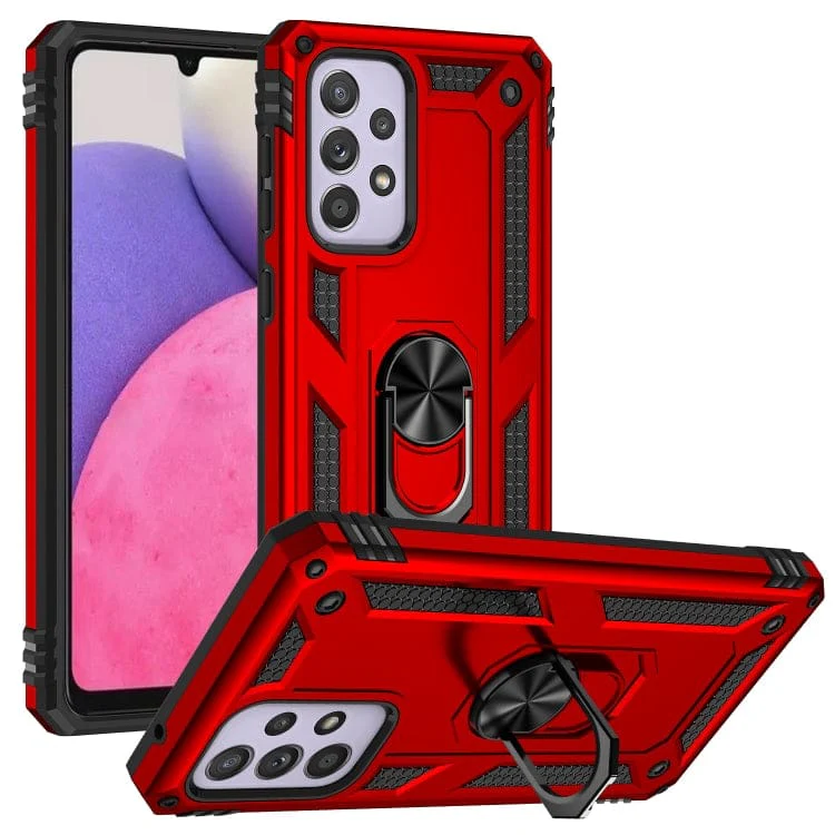 Samsung Galaxy A33 5G Armor Rugged Cover with Metal Ring/Stand - Image 10