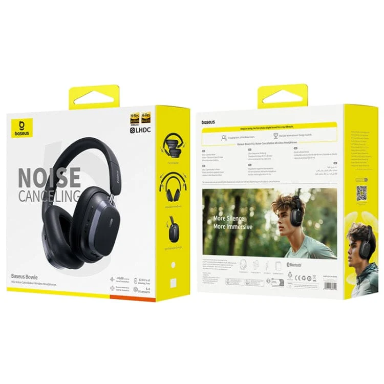 Baseus Bowie H1s Wireless Headphones, Wired or Wireless, ANC, App Configuration - Image 9