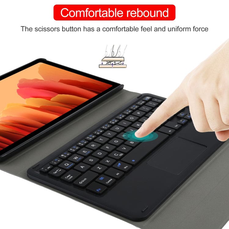 Samsung Galaxy Tab A7 Wireless Bluetooth Keyboard Case | 10.4-Inch Slim Folio Protective Stand Cover - Image 6