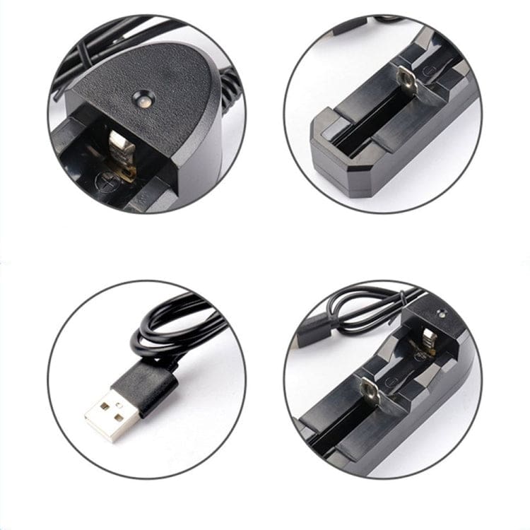 BMAX 18650 Lithium Battery Single Slot USB Charger - Image 4