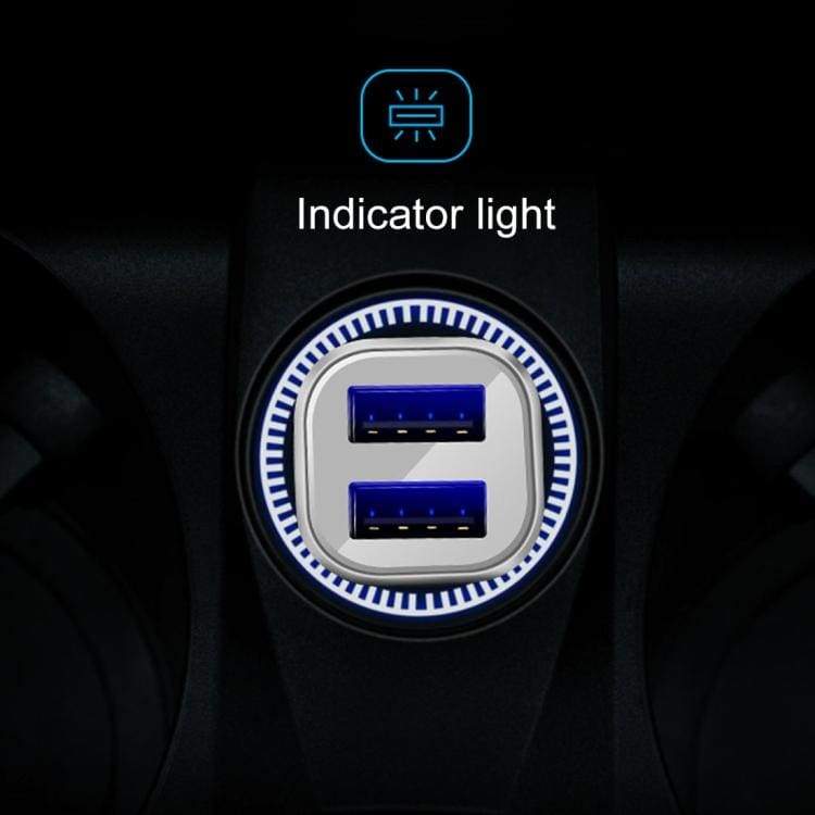 [2 PACK] C-M216 Dual USB 3.1A Car Charger, Fast charging, Blue LED Indicator - Image 3