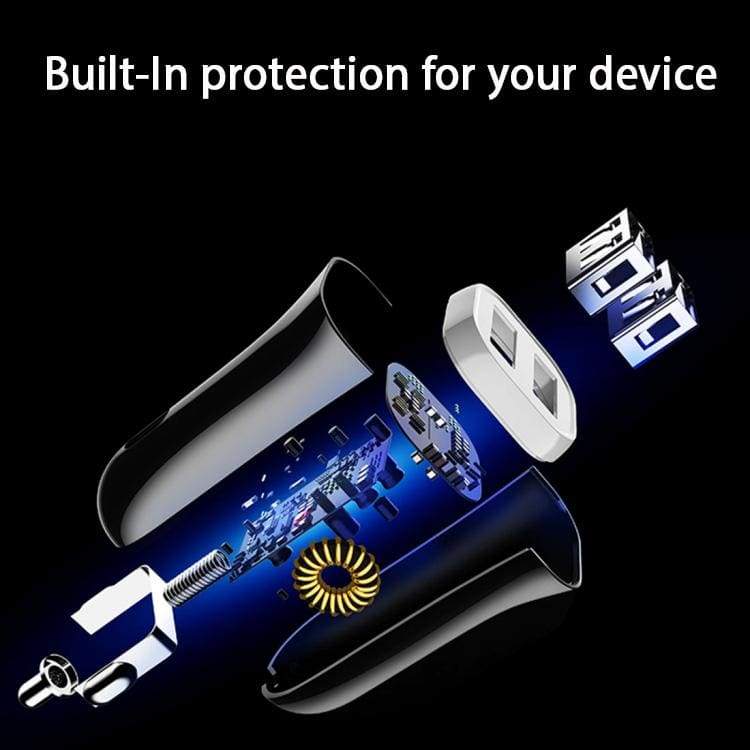 [2 PACK] C-M216 Dual USB 3.1A Car Charger, Fast charging, Blue LED Indicator - Image 4