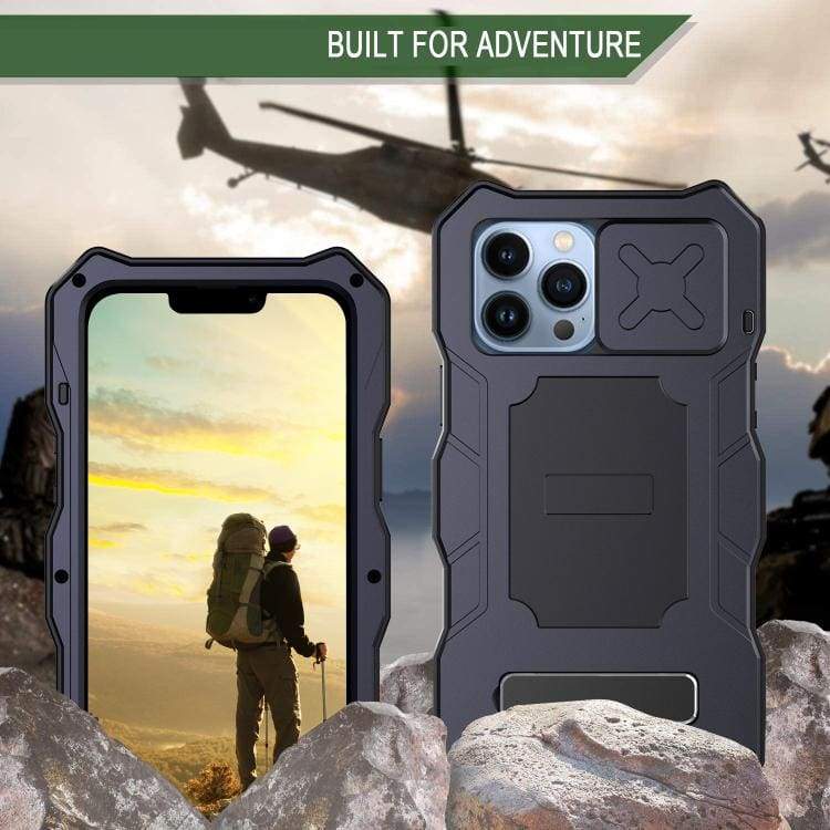 Apple iPhone 13 Pro - Metal Protective Cover and Screen Protection, Sliding Camera Cover, Water/Dust Resistant - Image 5