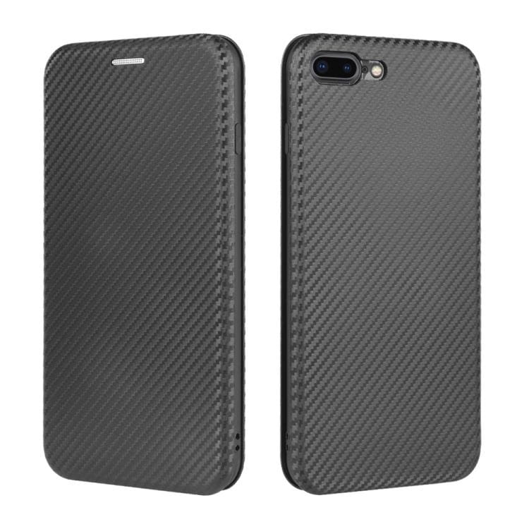 Apple iPhone 7 Plus / iPhone 8 Plus Carbon Shell Flip Phone Cover/Wallet - Image 3