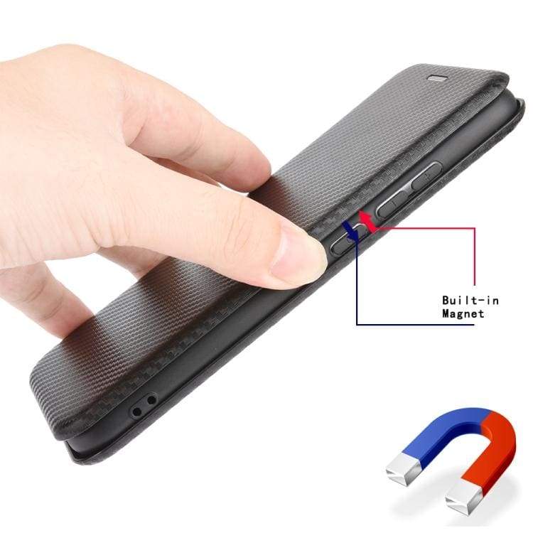 Apple iPhone XS Max Carbon Shell Flip Phone Cover/Wallet - Image 6