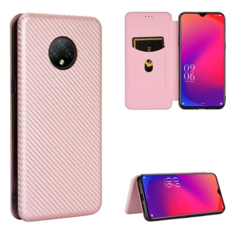 Doogee X95 / Doogee X95 Pro Carbon Shell Flip Phone Cover/Wallet - Image 2