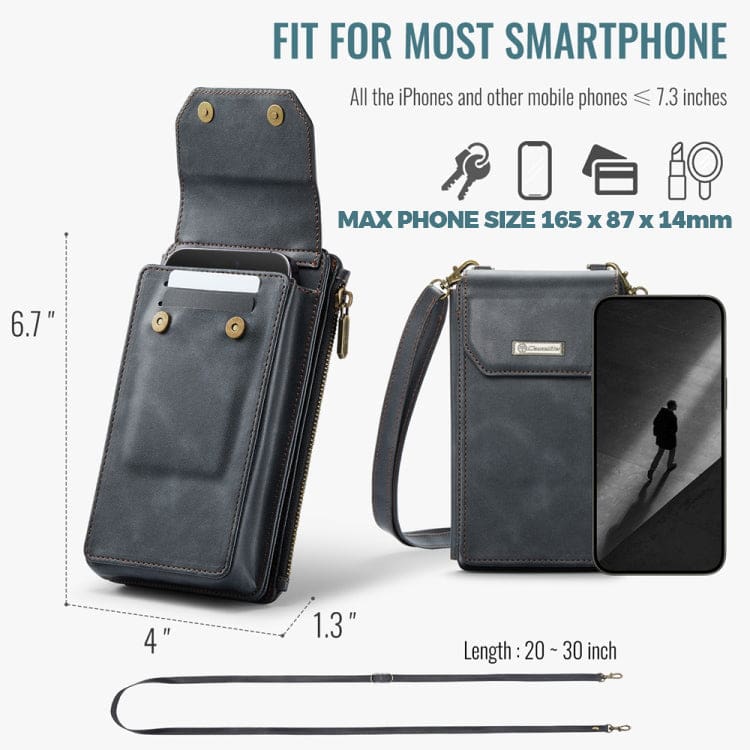 CaseMe ME40 Phone Crossbody Wallet, Shoulder and Wrist Strap, Card Slots - Image 3
