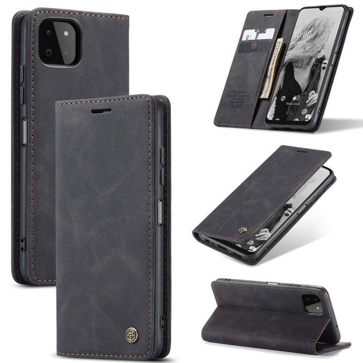 Samsung Galaxy A22 5G CaseMe Wallet Flip Cover with Magnetic Closing Front Cover , Card Slots, Wallet