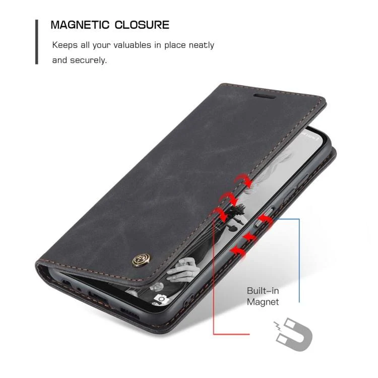 Samsung Galaxy A22 5G CaseMe Wallet Flip Cover with Magnetic Closing Front Cover , Card Slots, Wallet - Image 4