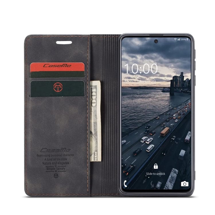 Samsung Galaxy A33 5G CaseMe 013 Flip Cover with Magnetic Closing Front Cover , Card Slots, Wallet - Image 4
