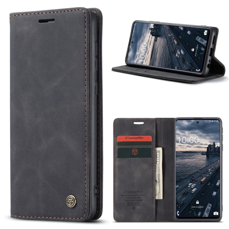 Samsung Galaxy A33 5G CaseMe 013 Flip Cover with Magnetic Closing Front Cover , Card Slots, Wallet - Image 8