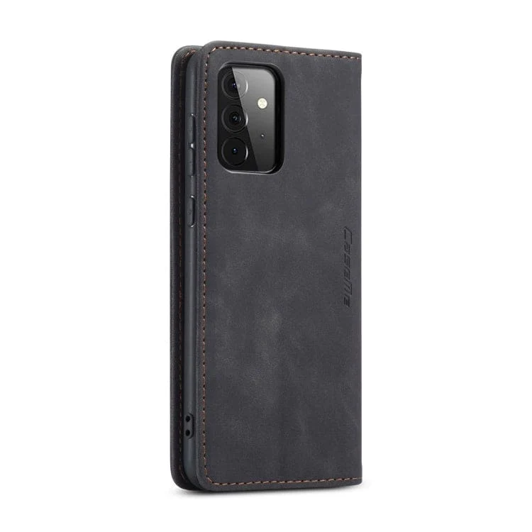 Samsung Galaxy A72 4G/5G CaseMe Premium Leather Wallet Case - Magnetic Flip Cover with Card Slots & Kickstand - Image 3