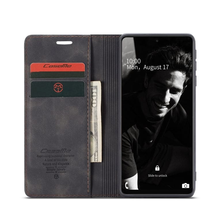 Samsung Galaxy A73 5G CaseMe 013 Wallet Flip Cover with Magnetic Closing Front Cover, Card Slots, Wallet - Image 6