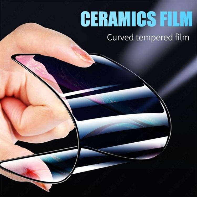 [3 PACK]  Samsung Galaxy M20 Ceramic Film Screen Protector, Anti-Scratch, Black Border - Image 2