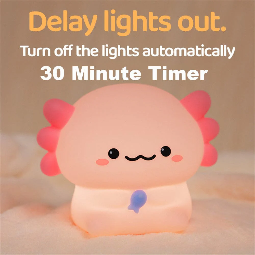 Children's Soft Silicone Night Light, Multi-colour Tap Control, Cuties, Rechargeable - Image 3
