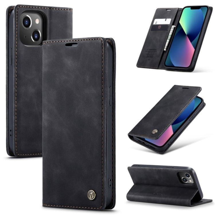 Apple iPhone 14 Plus CaseMe 013 Wallet Flip Cover with Magnetic Closing Front Cover , Card Slots, Wallet