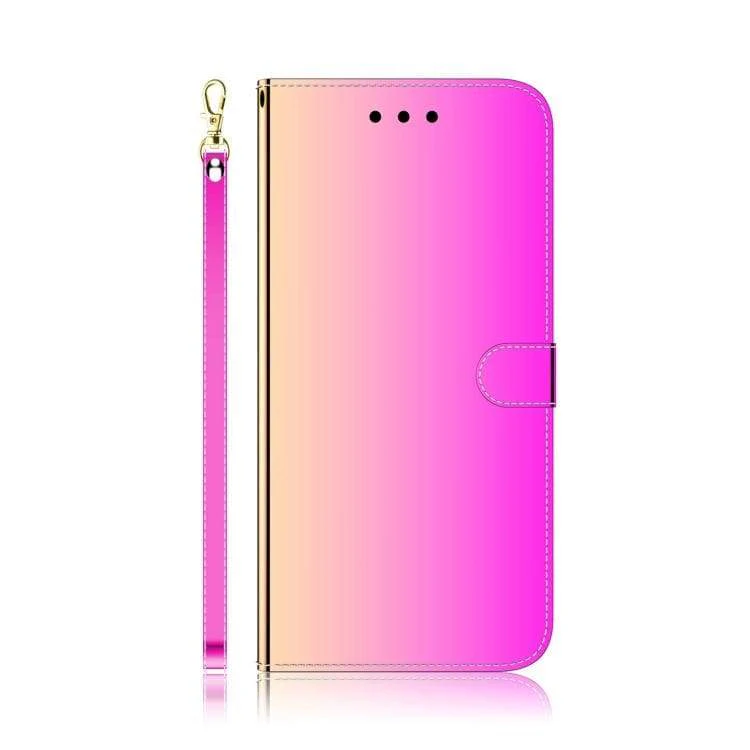 Mirror Reflective Flip Phone Cover/Wallet - For Umidigi A7S Phone - Image 4