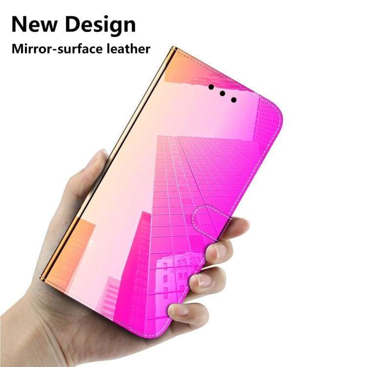 Mirror Reflective Flip Phone Cover/Wallet - For Umidigi A7S Phone - Image 7