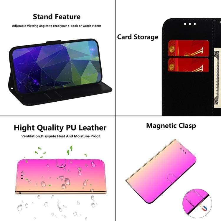 Mirror Reflective Flip Phone Cover/Wallet - For Umidigi A7S Phone - Image 8