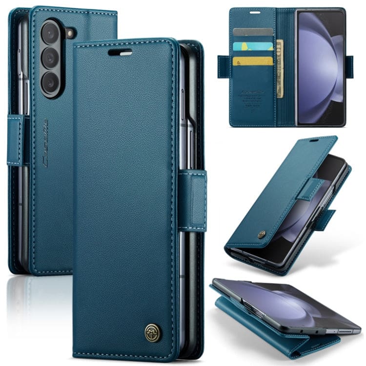Samsung Galaxy Z Fold 5 CaseMe 023 Wallet Flip Cover, RFID Protection, Card Holder - Image 8