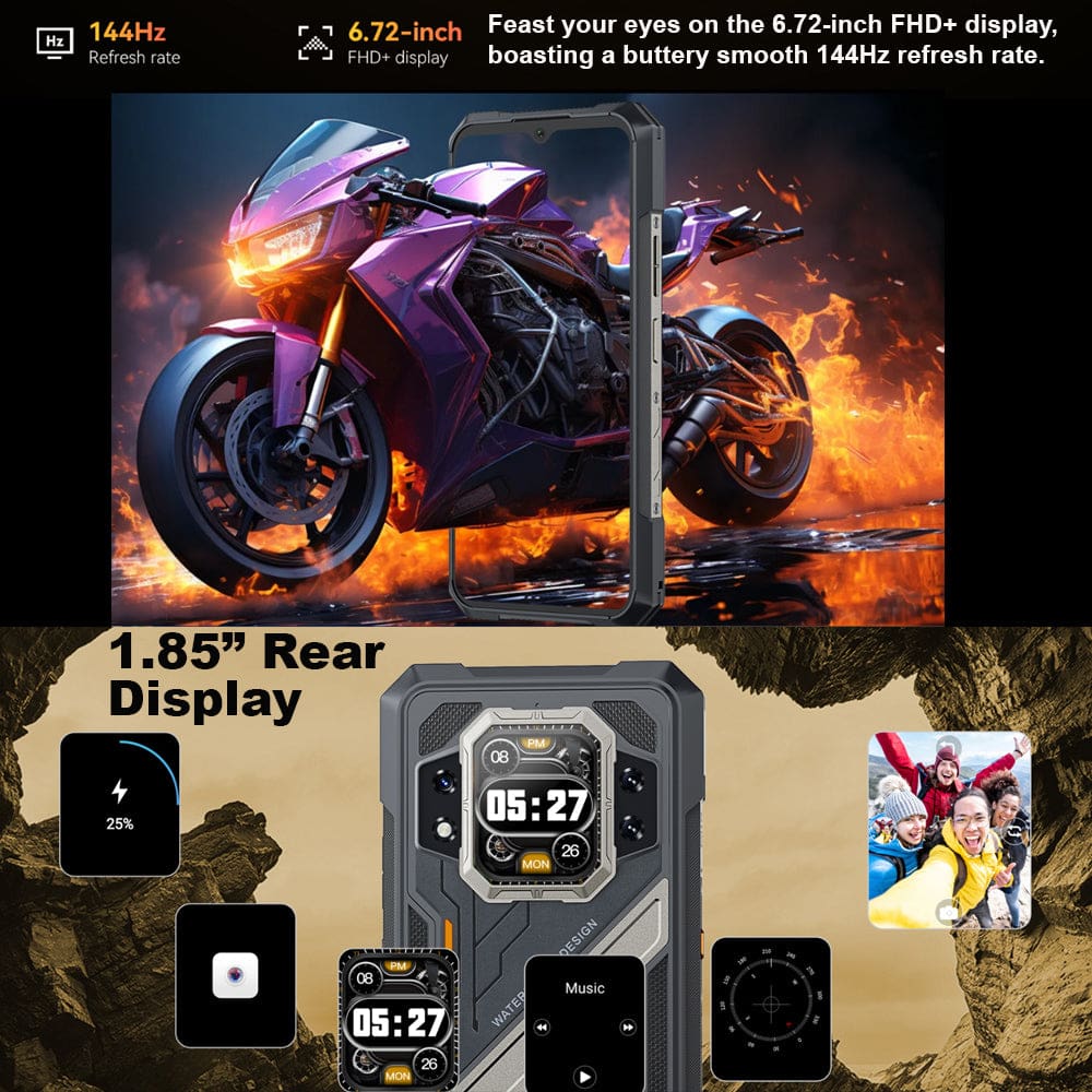 Cubot X Pro Rugged 5G, 10200mAh Battery, 24GB RAM+256GB, Type-C Video Output - Image 5