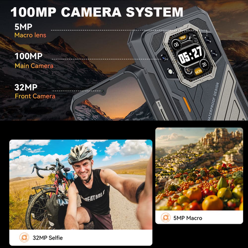 Cubot X Pro Rugged 5G, 10200mAh Battery, 24GB RAM+256GB, Type-C Video Output - Image 6