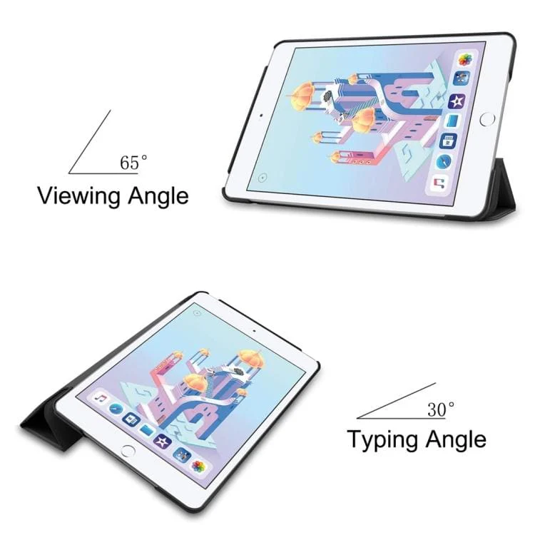 Apple iPad Mini 4 / iPad Mini 5 Custer Flip Front Tri-Fold Protective Tablet Cover - Image 5