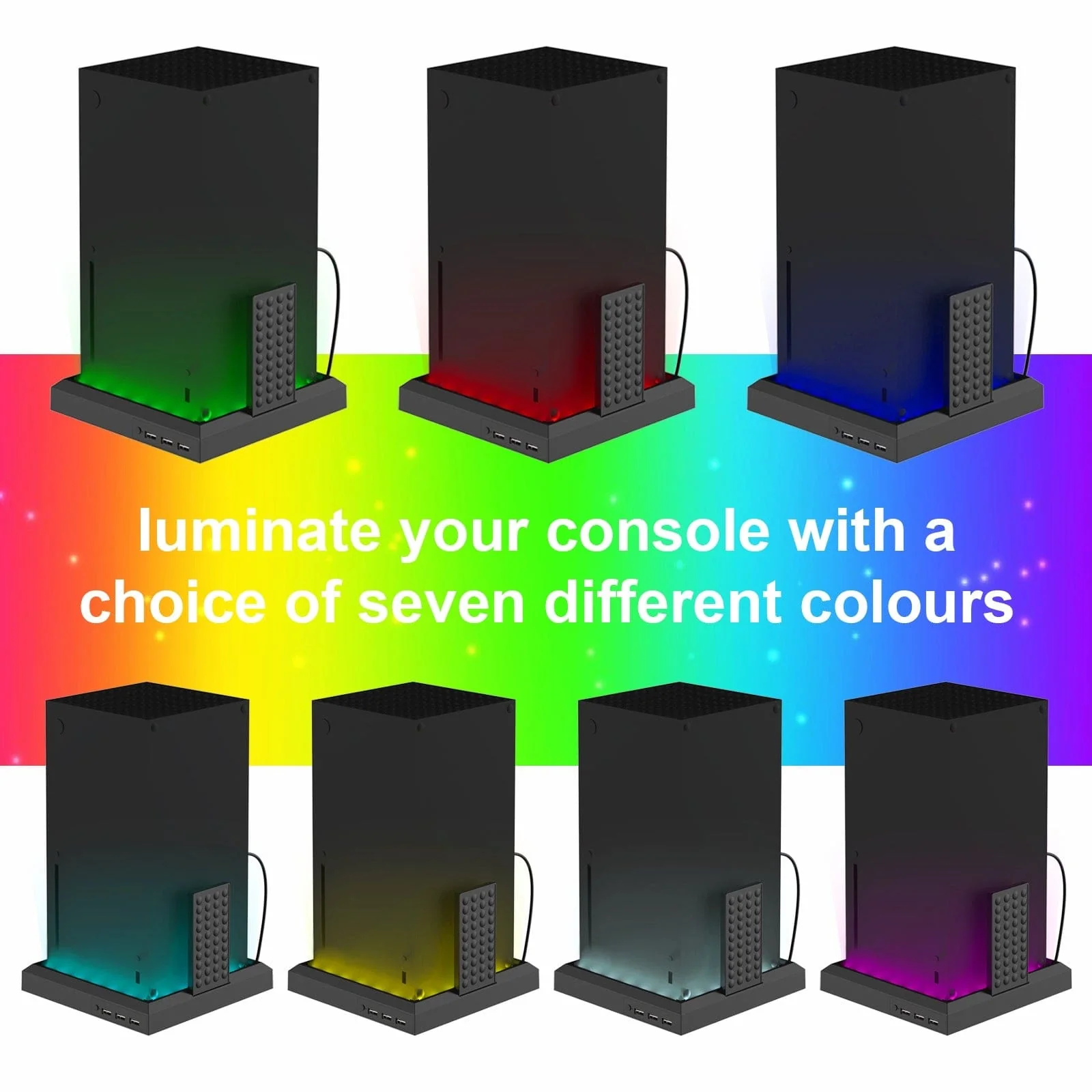 D5X LED Stand and USB Hub for XBox Series X / Series S - Image 3