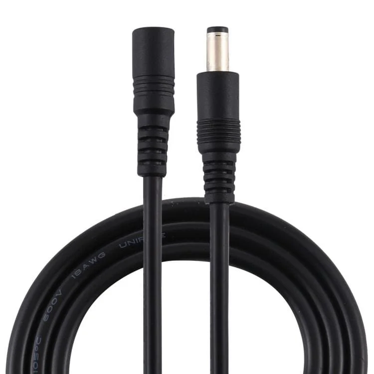 DC Male to Female 5 Metre Power Cable Extension, 8A, 5.5 x 2.1mm DC plug