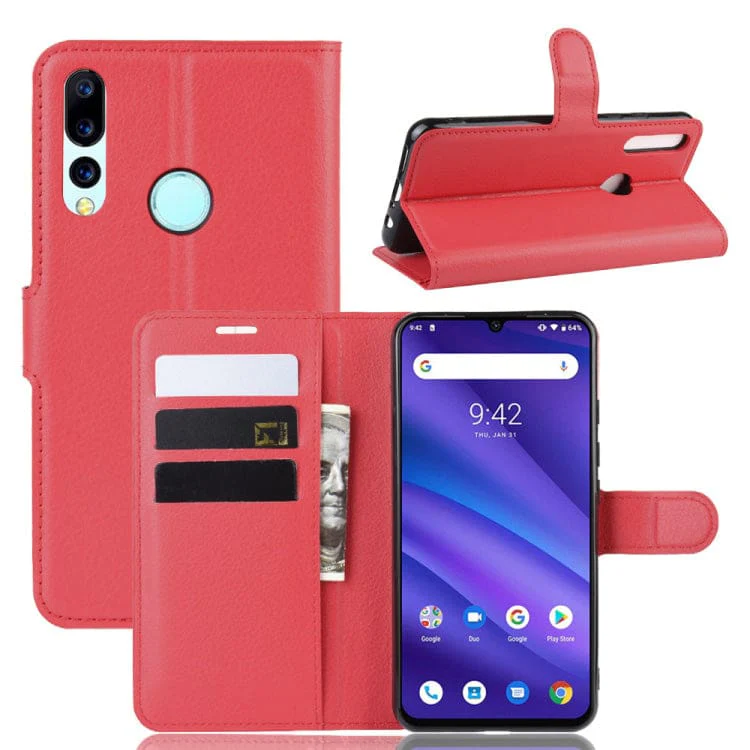 Deluxe Faux Leather Texture Flip Phone Cover/Wallet - For Umidigi A5 Pro Phone
