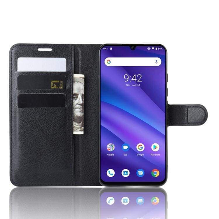 Deluxe Faux Leather Texture Flip Phone Cover/Wallet - For Umidigi A5 Pro Phone - Image 5
