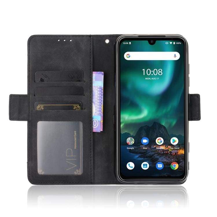 Umidigi Bison/ Bison Pro Deluxe Flip Cover Case, Credit Card Slots, Magnetic Closing - Image 5