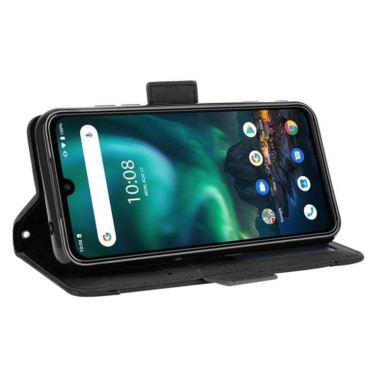 Umidigi Bison/ Bison Pro Deluxe Flip Cover Case, Credit Card Slots, Magnetic Closing - Image 6