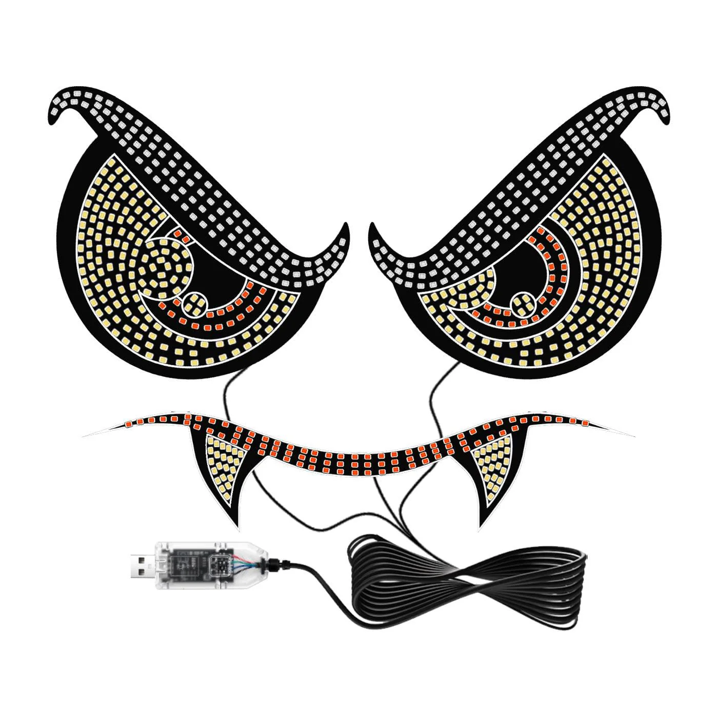 Demon Eye Vehicle LED Display Ambient Light - Multiple Modes