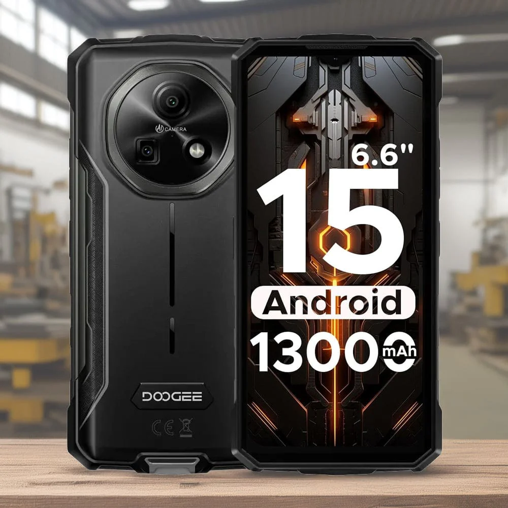Doogee Fire 5 Rugged Smartphone | 13000mAh Battery & 6.6-Inch Display