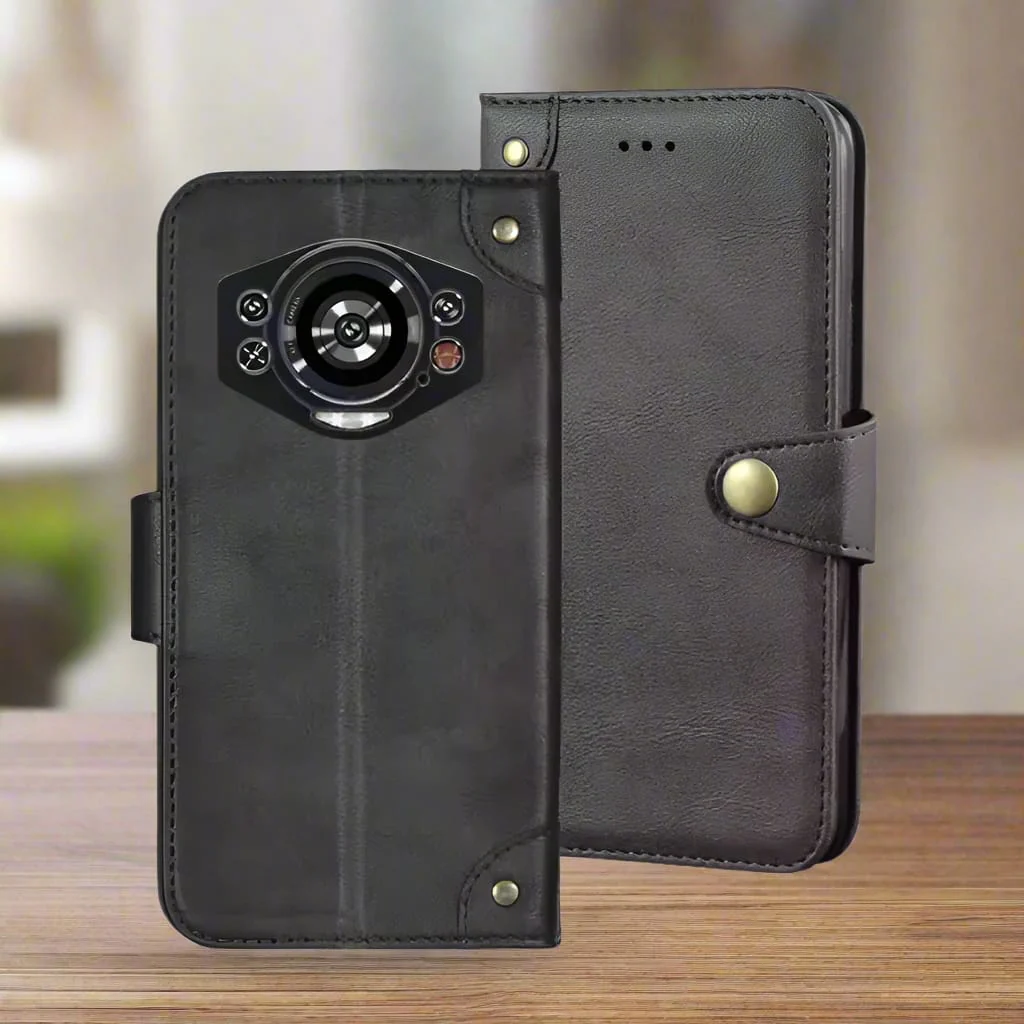 DOOGEE S CYBER / PRO Deluxe Flip Phone Cover/Wallet with Card Slots - Image 5
