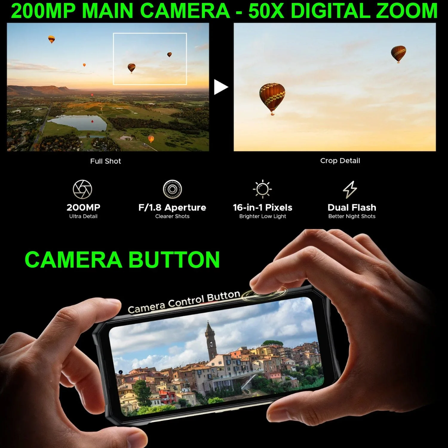 Doogee S300 Plus 5G Rugged | 11000mA Battery | 12GB RAM+1TB | 6.78in Display | 200MP Camera - Image 5